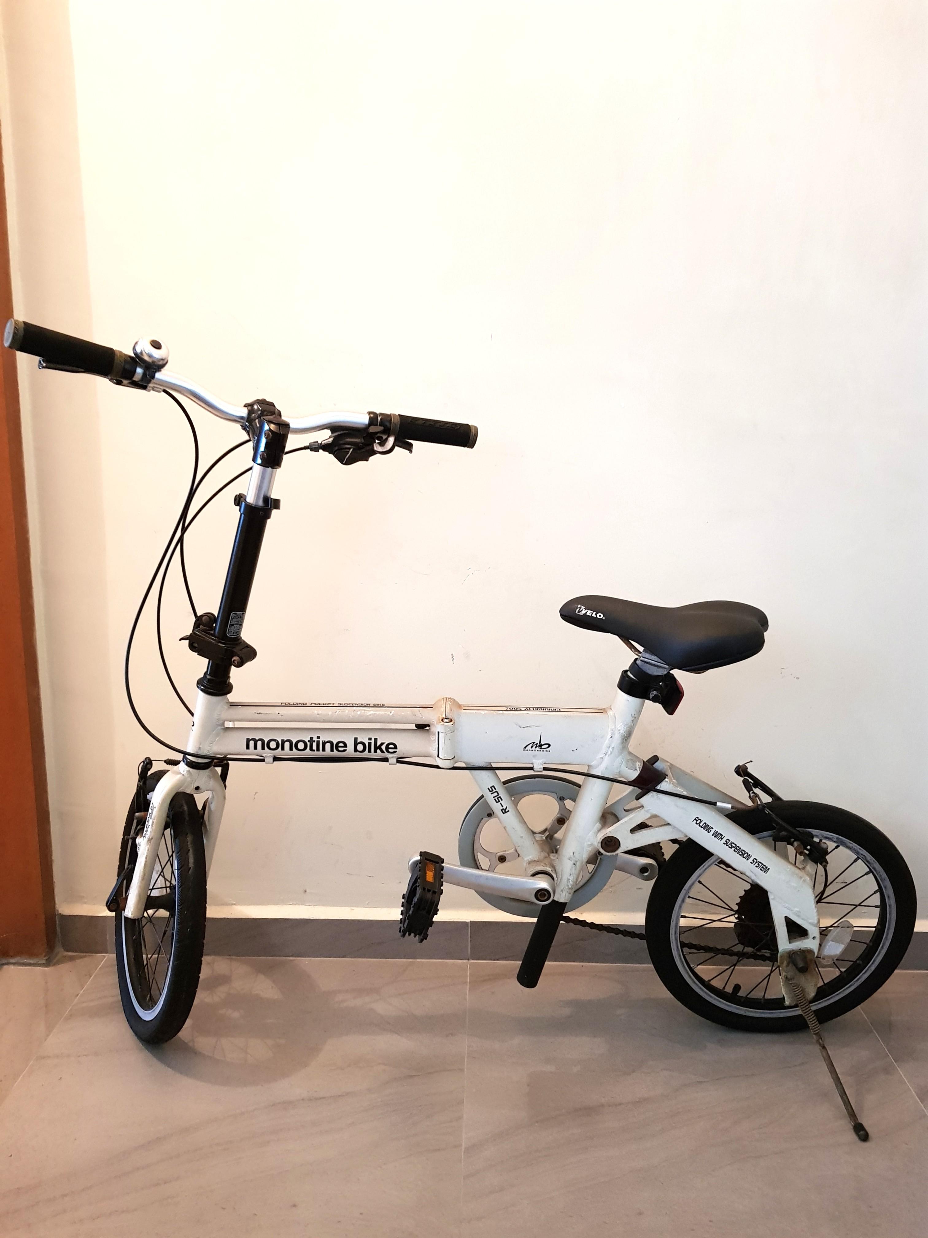 Monotine folding bike best sale