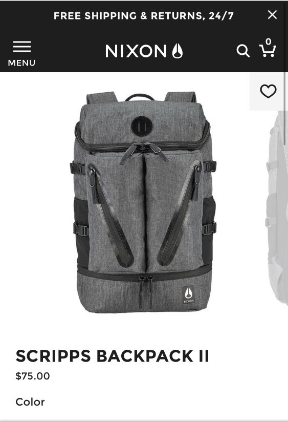 scripps backpack ii