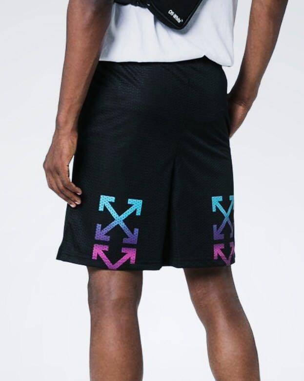 Off white gradient mesh shorts cheap