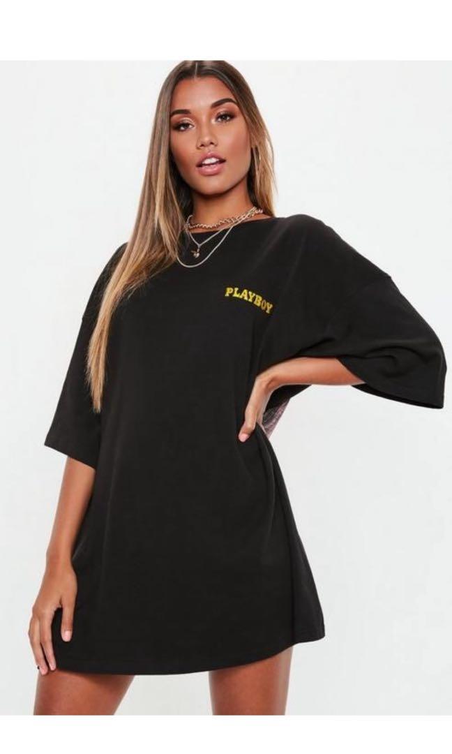 Playboy X Missguided T Shirt Dress BNWT Women s Fashion Tops