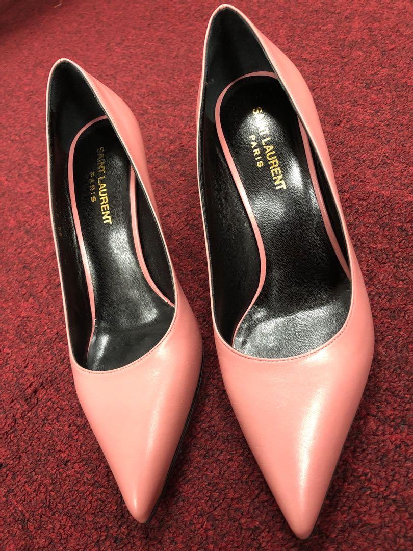 Salmon pink heels clearance