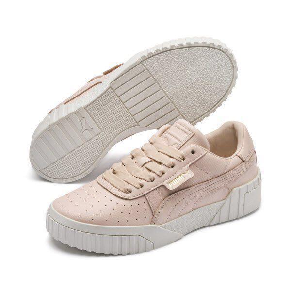 Puma Cali Emboss - Cream, Women's 