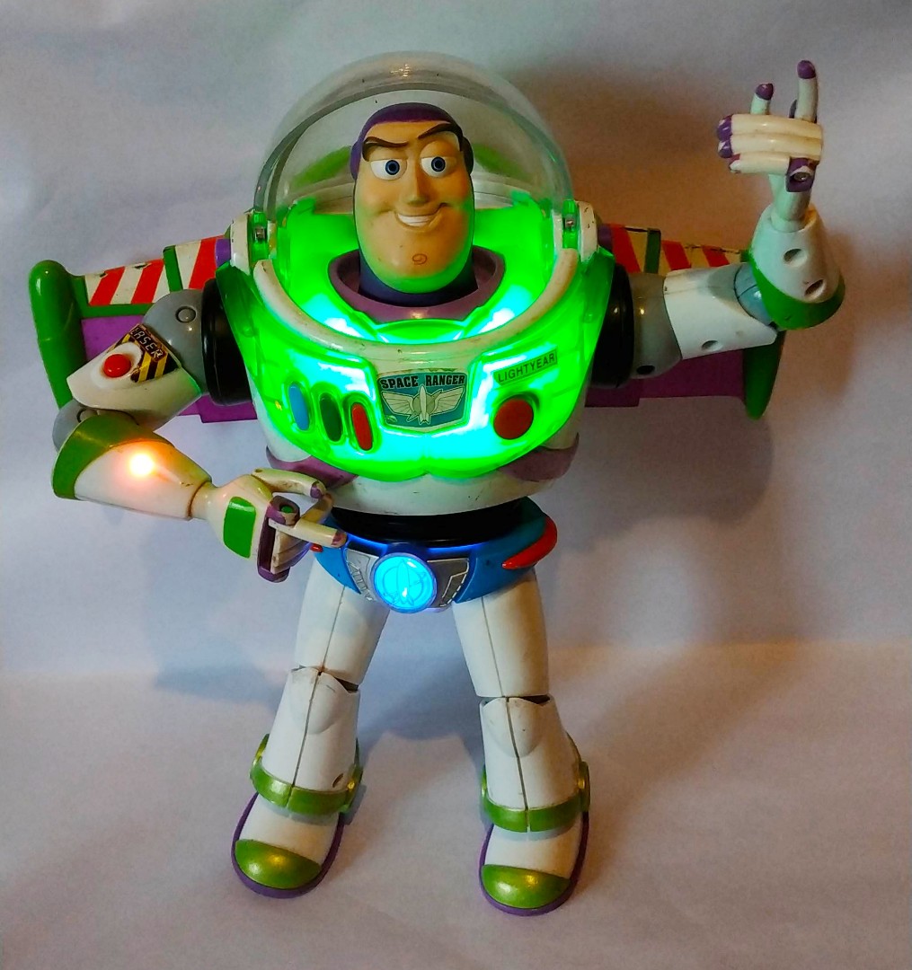 Rare Talking Buzz Lightyear Transparent Green