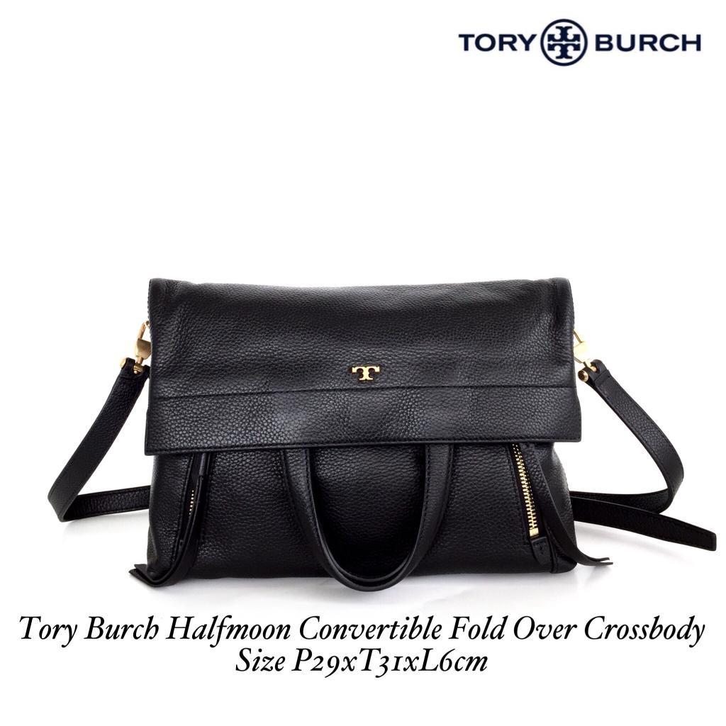Tory burch half moon fold 2025 over