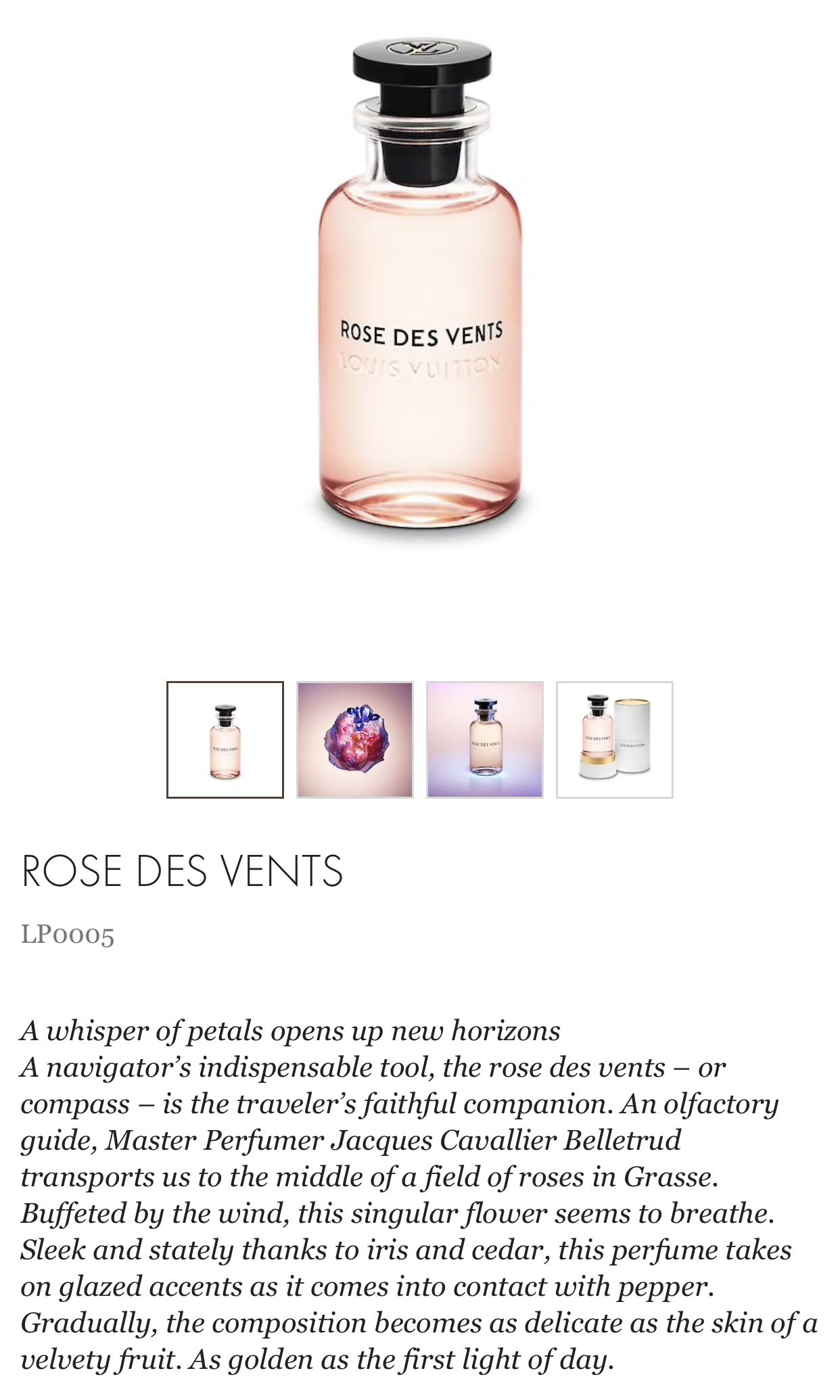 Louis Vuitton LV ROSE DES VENTS Perfume samples 2ml, Beauty & Personal  Care, Fragrance & Deodorants on Carousell