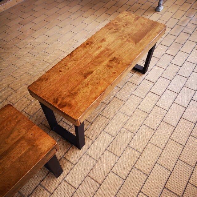 Rubber Wood Bench Bed Side Table Furniture Tables Chairs On Carousell