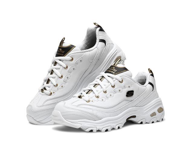 skechers shoes gold