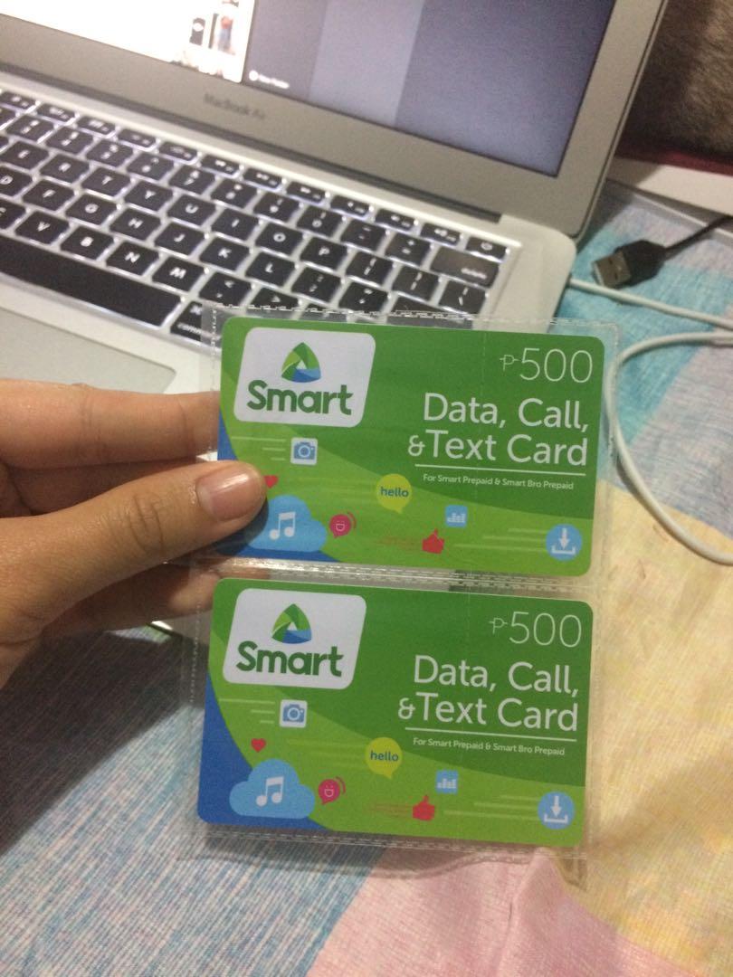 Smart Prepaid Load Card Php 500 Tickets Vouchers Gift Cards