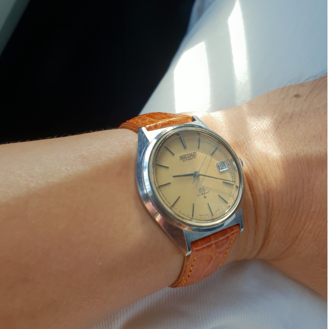 Special Edition Patina Dial Grand Seiko 5645-7010 with Original Vintage GS  Box, Luxury, Watches on Carousell