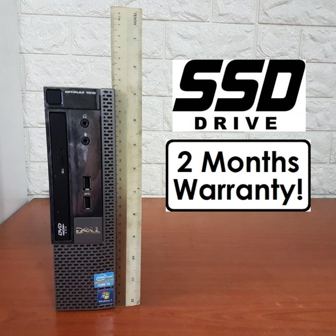 Speedy Ssd I5 Gen3 Cpu Dell Optiplex 9010 Ultra Sff 3 2kg 240gb Ssd Core I5 Desktop Electronics Computers Desktops On Carousell