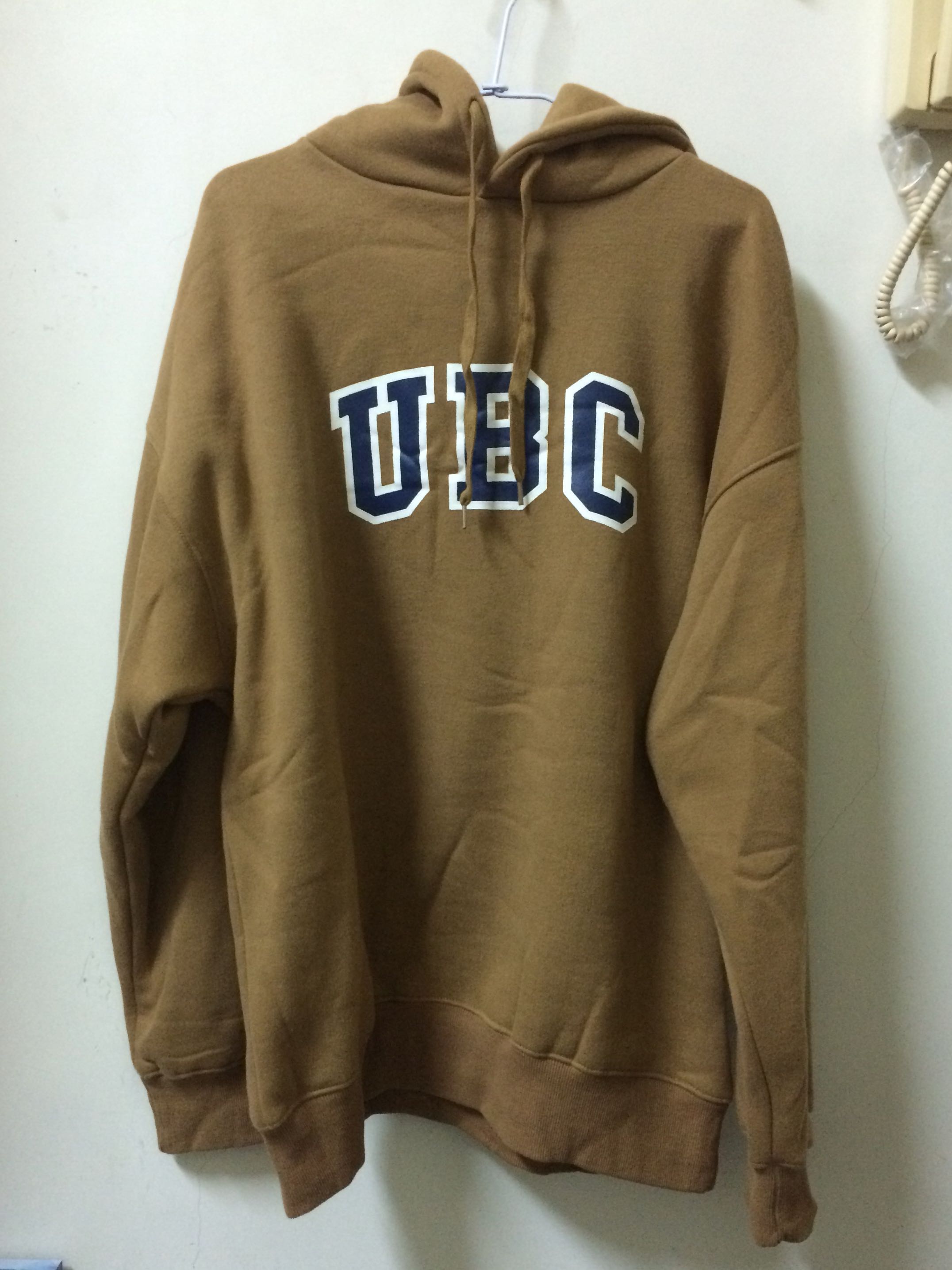 ubc hoodie brown