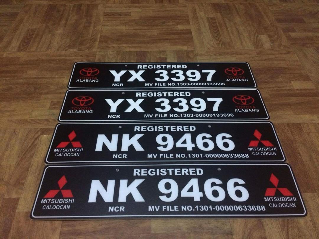 Temporary Car and Motor Plate, Car Parts & Accessories on Carousell