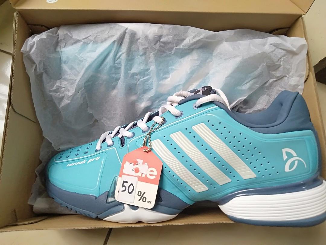 Tennis Shoes Sepatu Tenis Adidas Novak Pro Size 44 Baru Olah Raga Perlengkapan Olahraga Lainnya Di Carousell