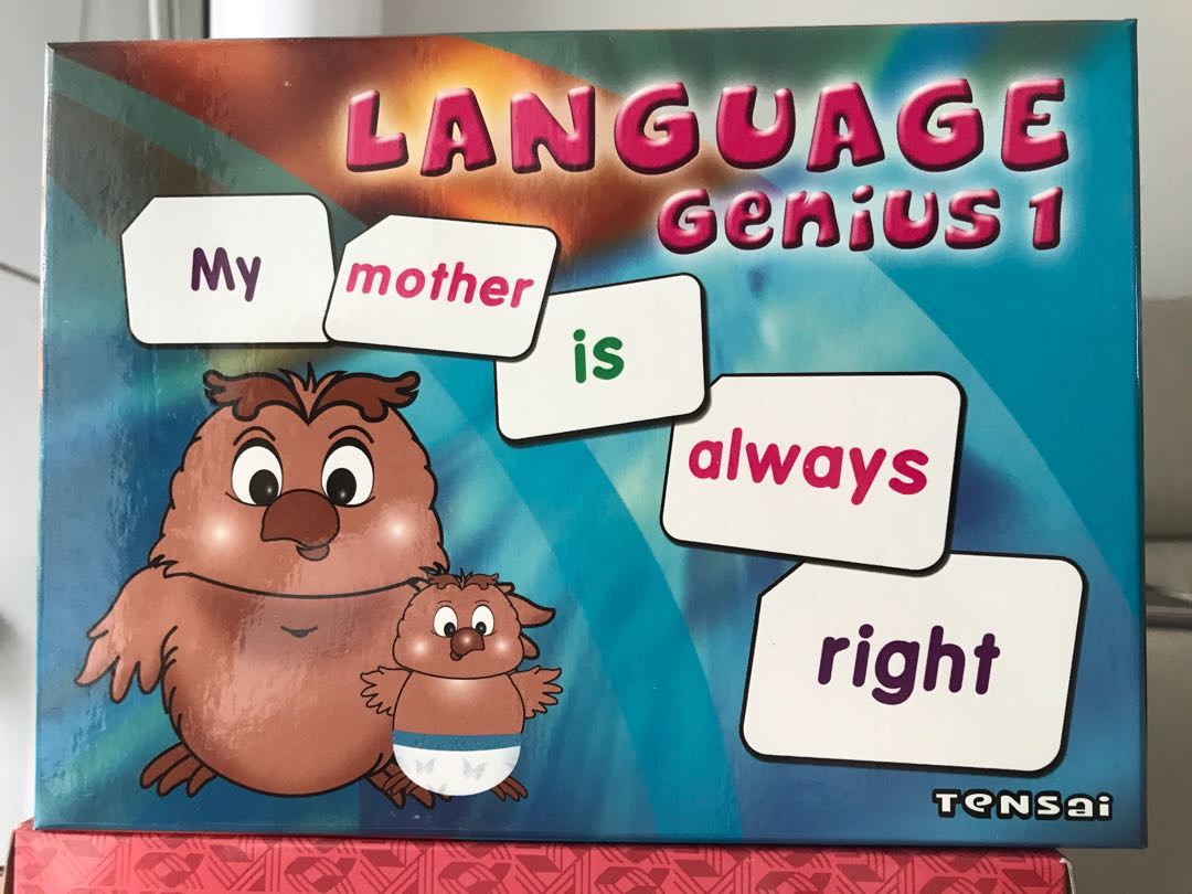 Tensai Shichida Language Genius 1 Flashcard Hobbies Toys Books Magazines Assessment Books On Carousell