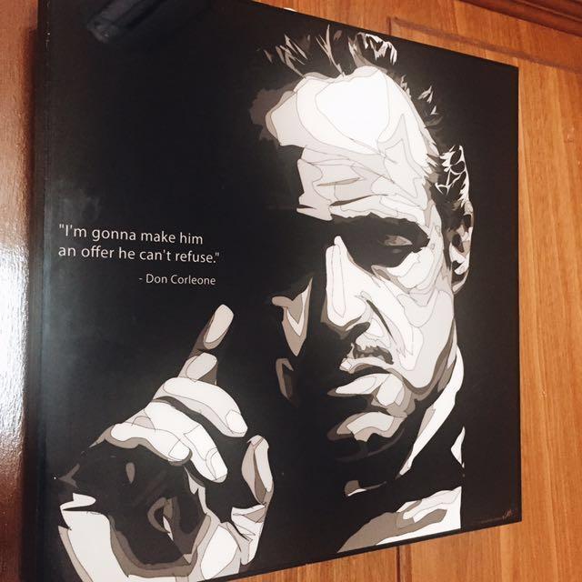 The Godfather Photo Display, Furniture & Home Living, Home Decor