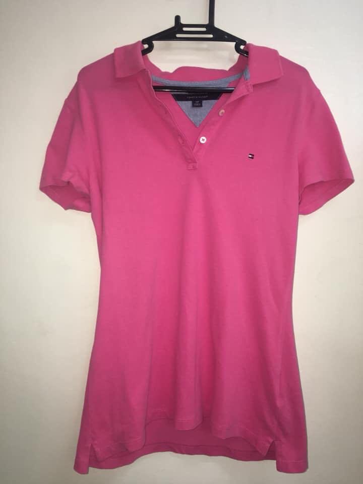 Tommy Hilfiger Pink Polo Shirt (Category: Others Tops) located in Makati City. Submitted by declutter__queen (Listing ID 215420989, Image 1). Description: .