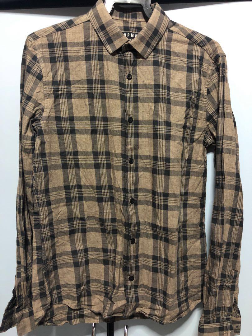 Slim fit shirts topman 2025