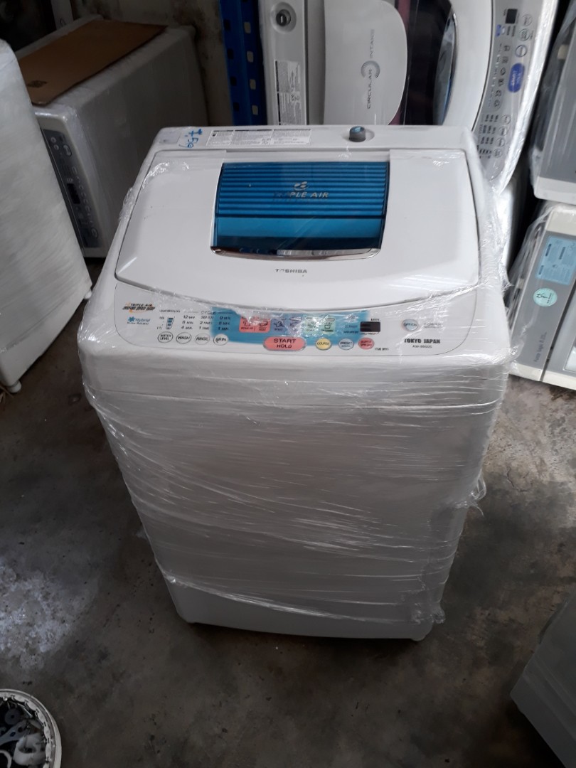 Toshiba 7.5kg Top load washing machine /washer AW8950S, TV & Home