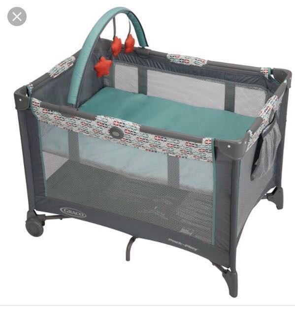 travel cot playpen with mattress