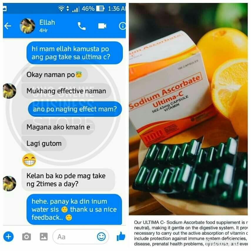 Ultima C Sodium Ascorbate Health Beauty Skin Bath Body On Carousell
