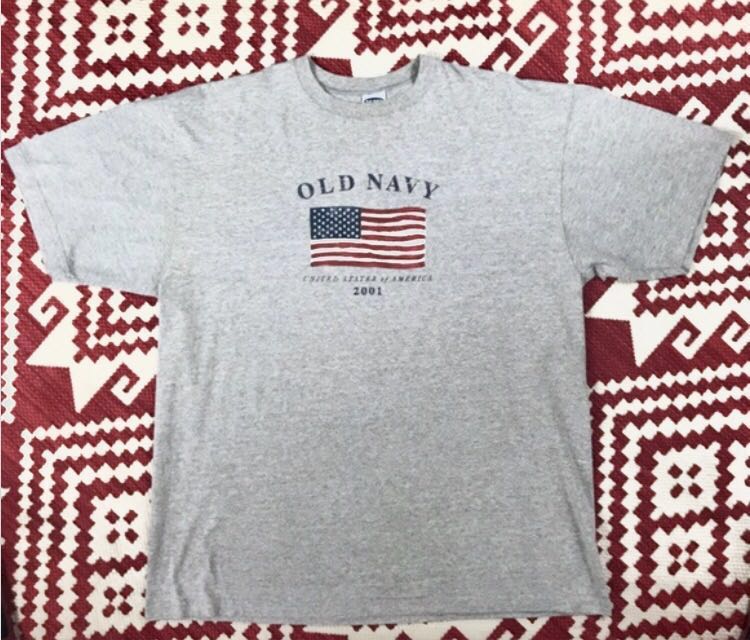 Vintage 2001 Old Navy USA Flag tee