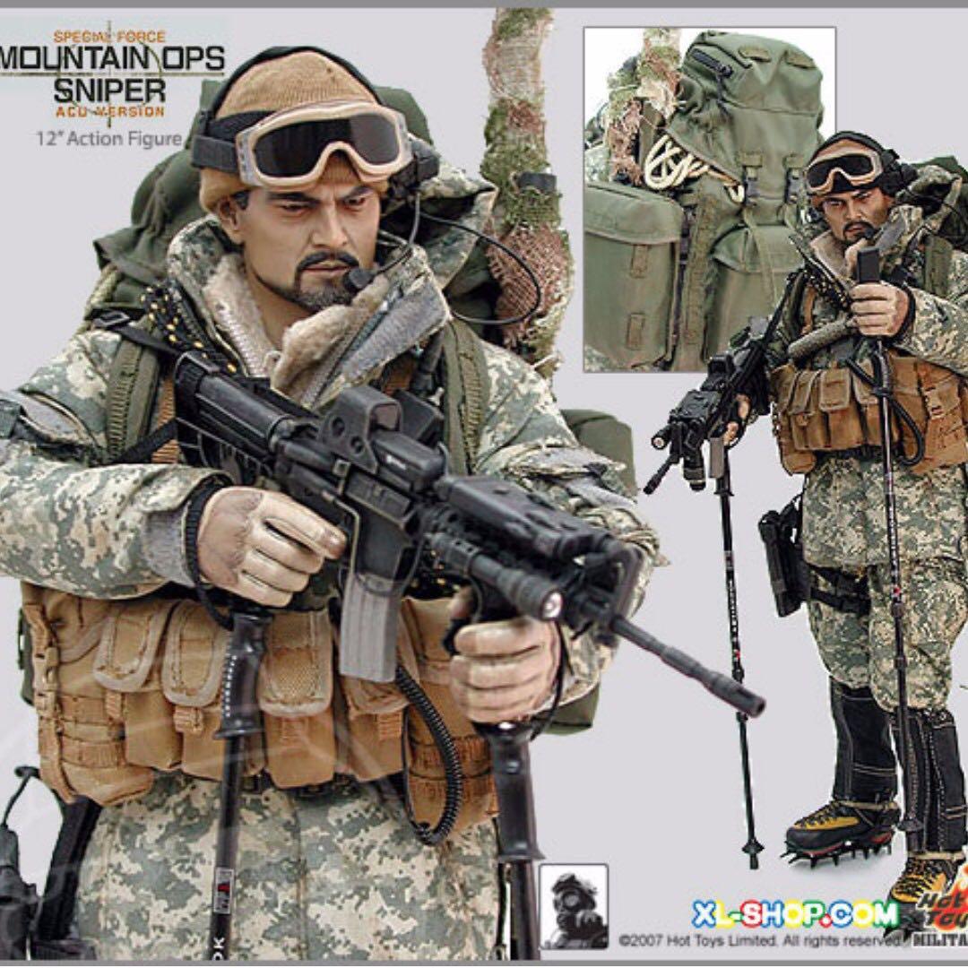 1/6 Scale U.S Army Special Forces Sniper ACU Combat Uniform Set Action