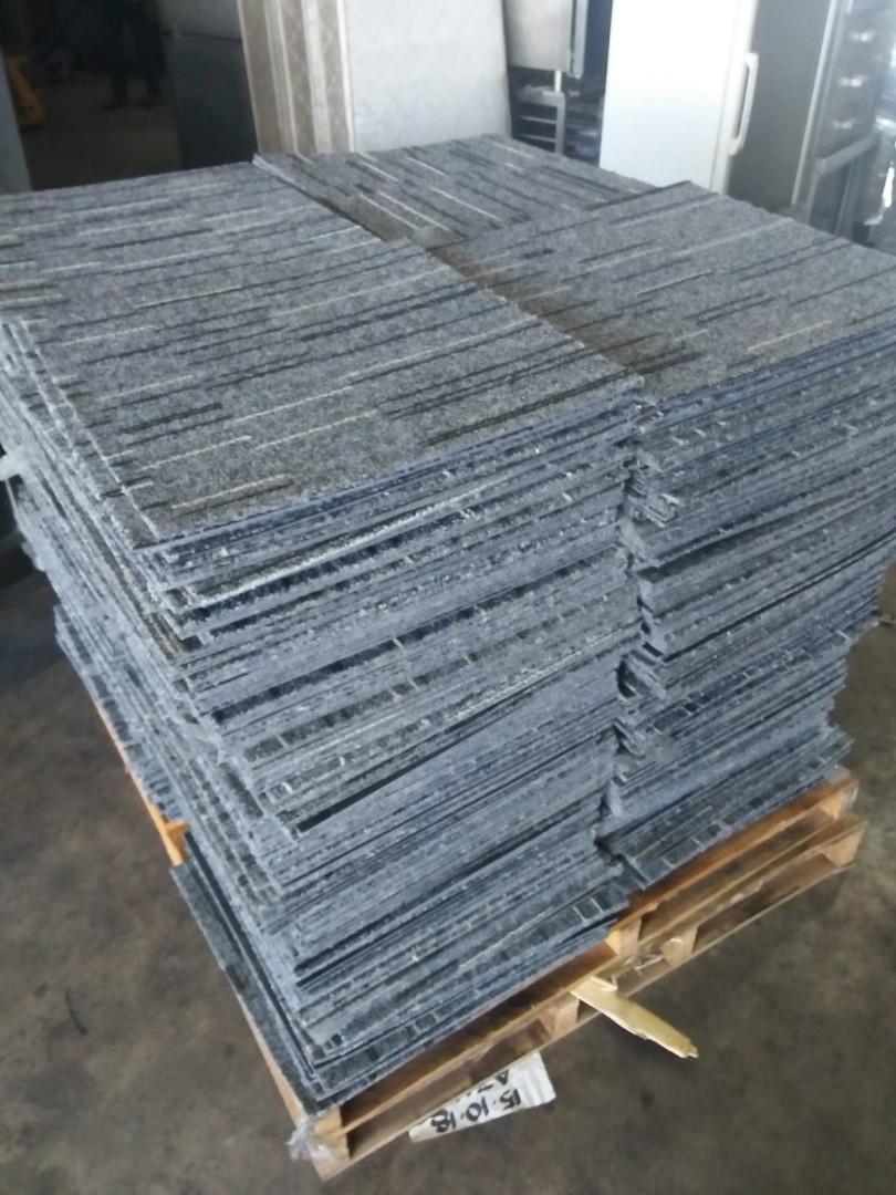Used Office Carpet Tiles Sale 5000pcs Available Min 500pcs, Furniture &  Home Living, Furniture, Other Home Furniture on Carousell