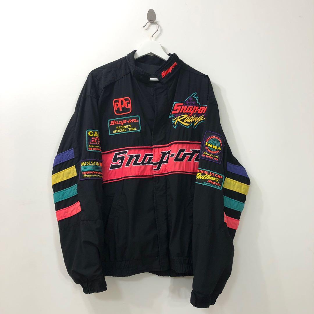 snap on windbreaker jacket