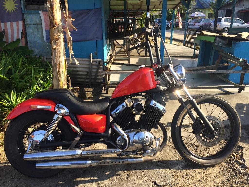 Motor virago shop 250 untuk dijual