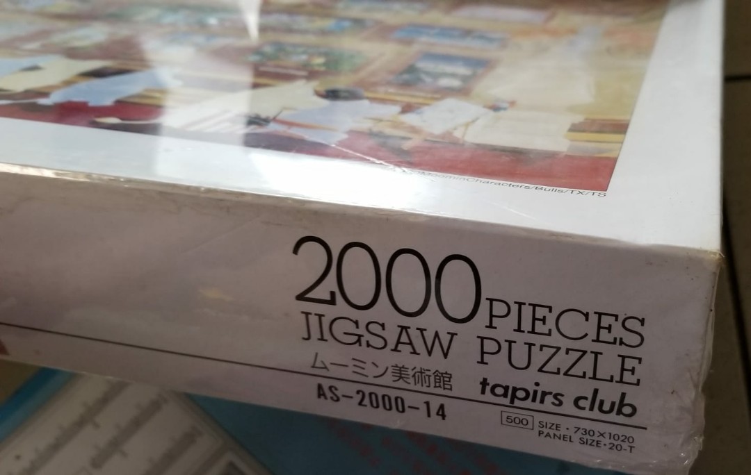2000塊Moomin拼圖，2000片pieces Moomin puzzle, 興趣及遊戲, 手作＆自家設計, 其他- Carousell