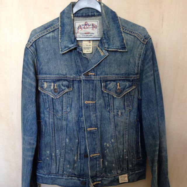 abercrombie and fitch mens denim jacket