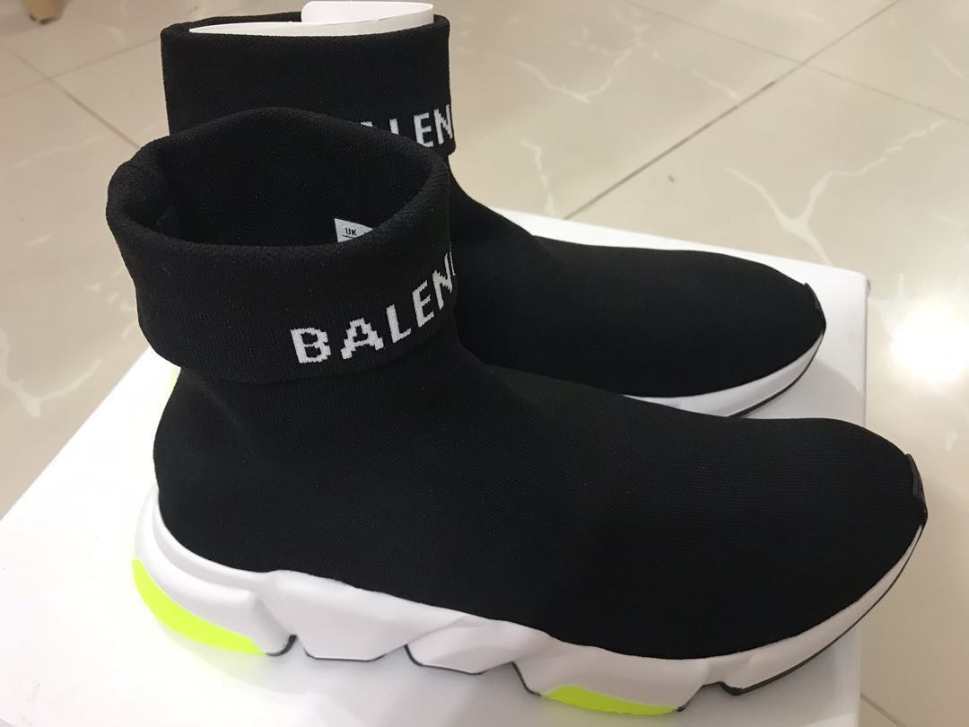 Noir Black Made Speed Sneaker ItalyMen's Balenciaga Sock In PkOXiwuTZ