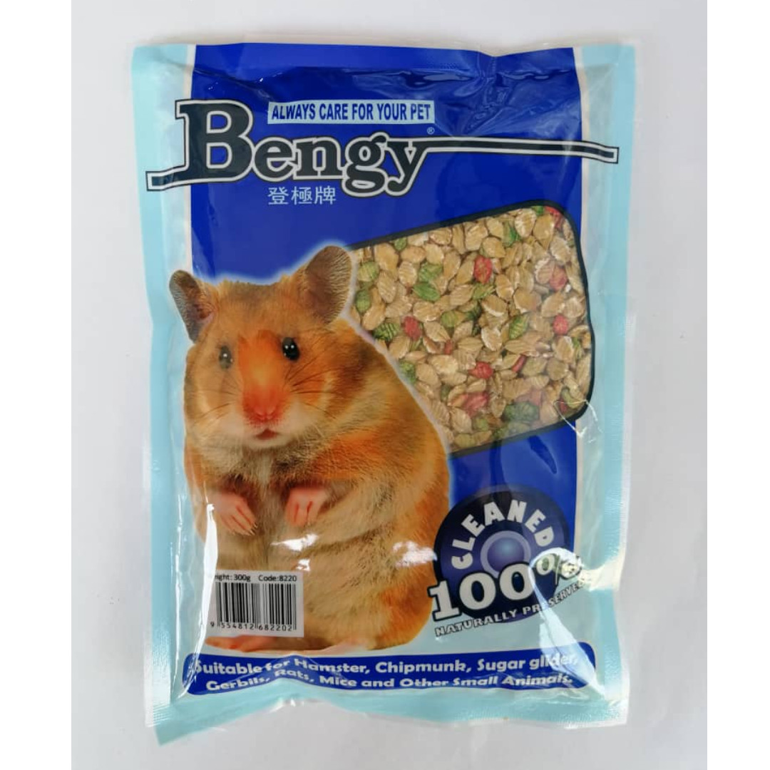 Bengy Oat Grains 300gram Hamster Chipmunk Sugar Glider Food