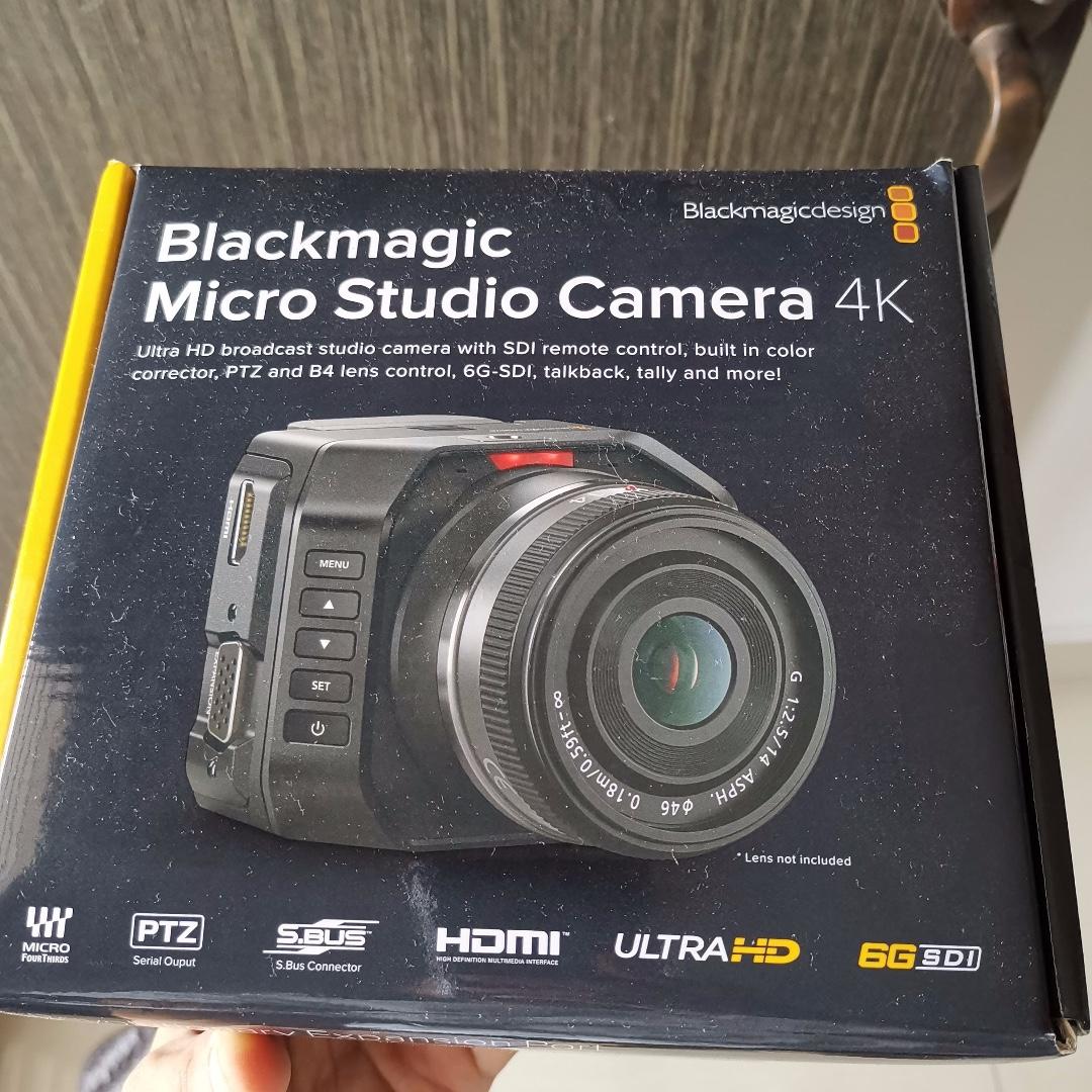 Blackmagic Micro Studio Camera 4K, Photography, Video Cameras on Carousell