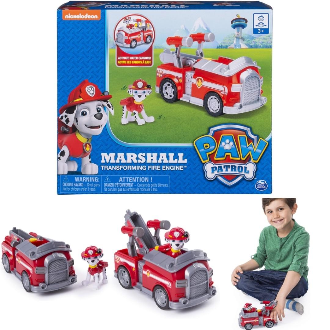 paw patrol fire truck water cannon