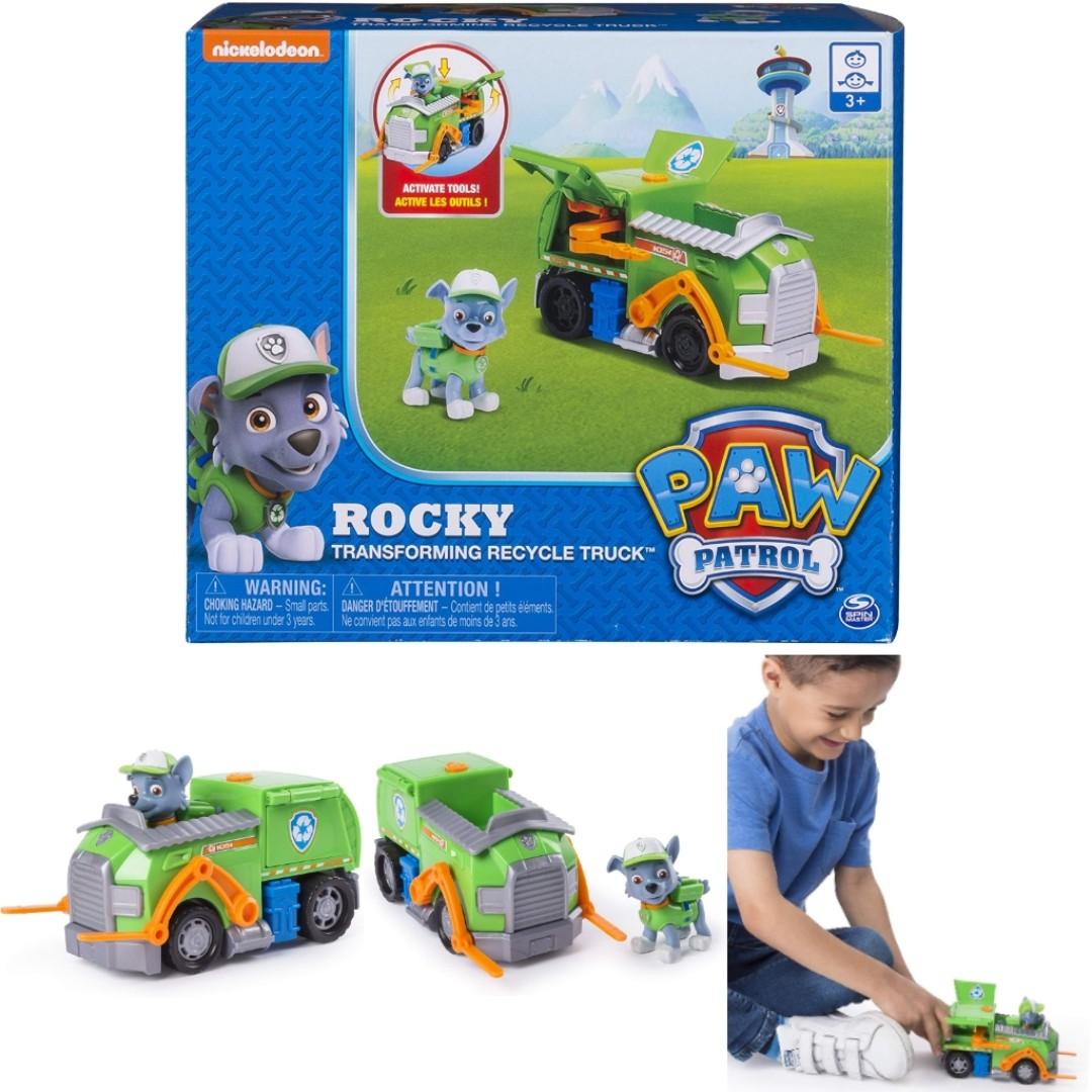 rocky transforming recycle truck