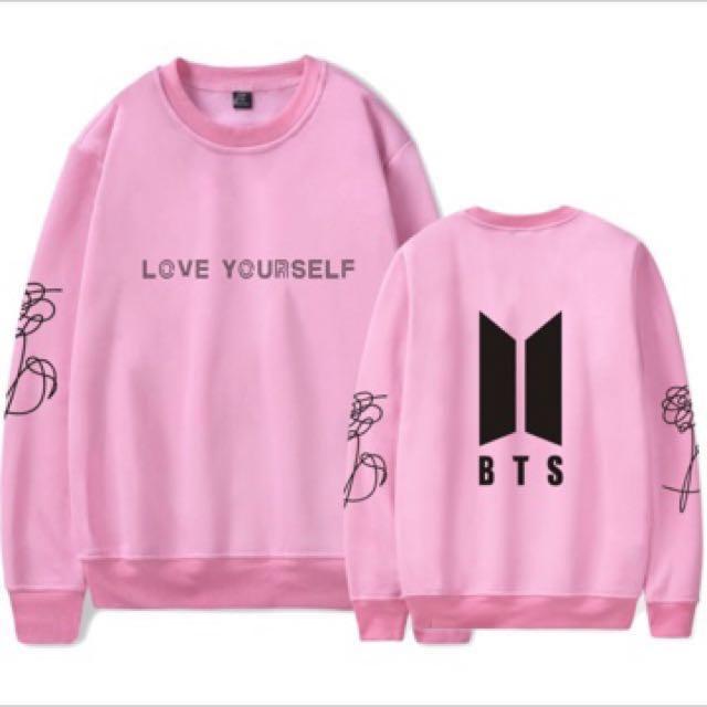 Love yourself sweatshirt bts outlet