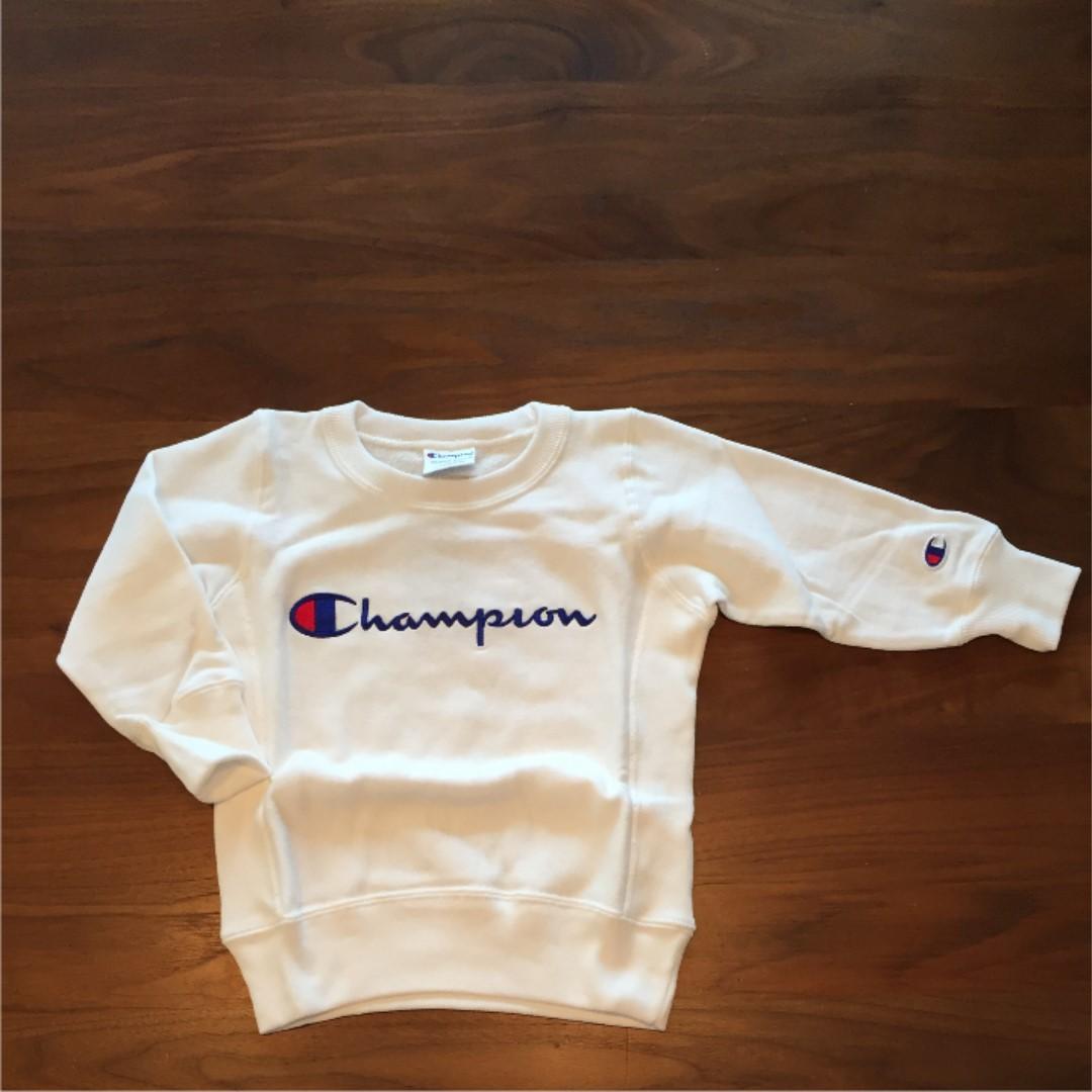 champion sweater kids brown