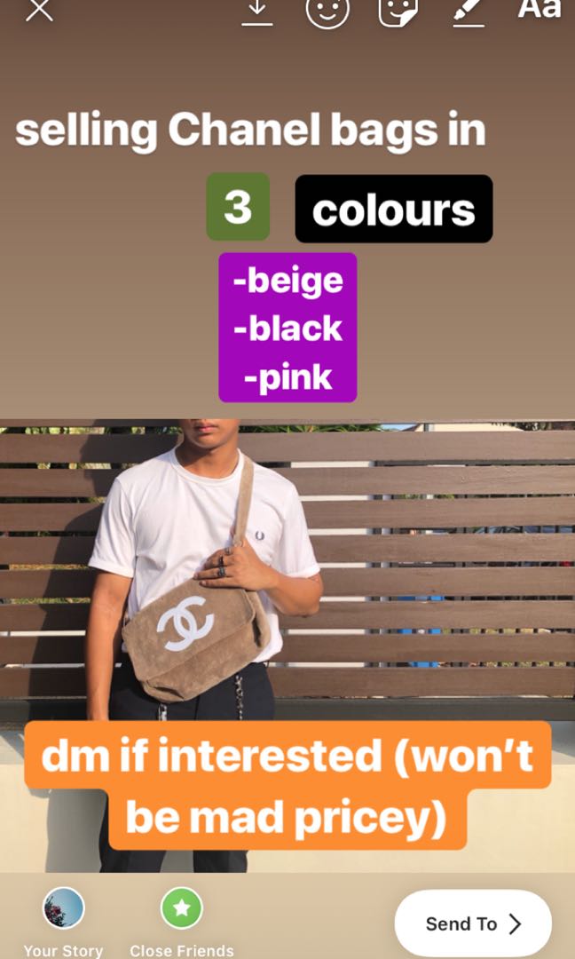 Chanel Crossbody Bag, Men's Fashion, Bags, Sling Bags on Carousell