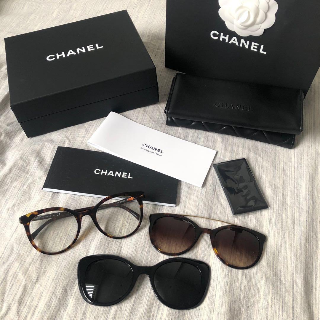 Chanel clip on sunglasses review online