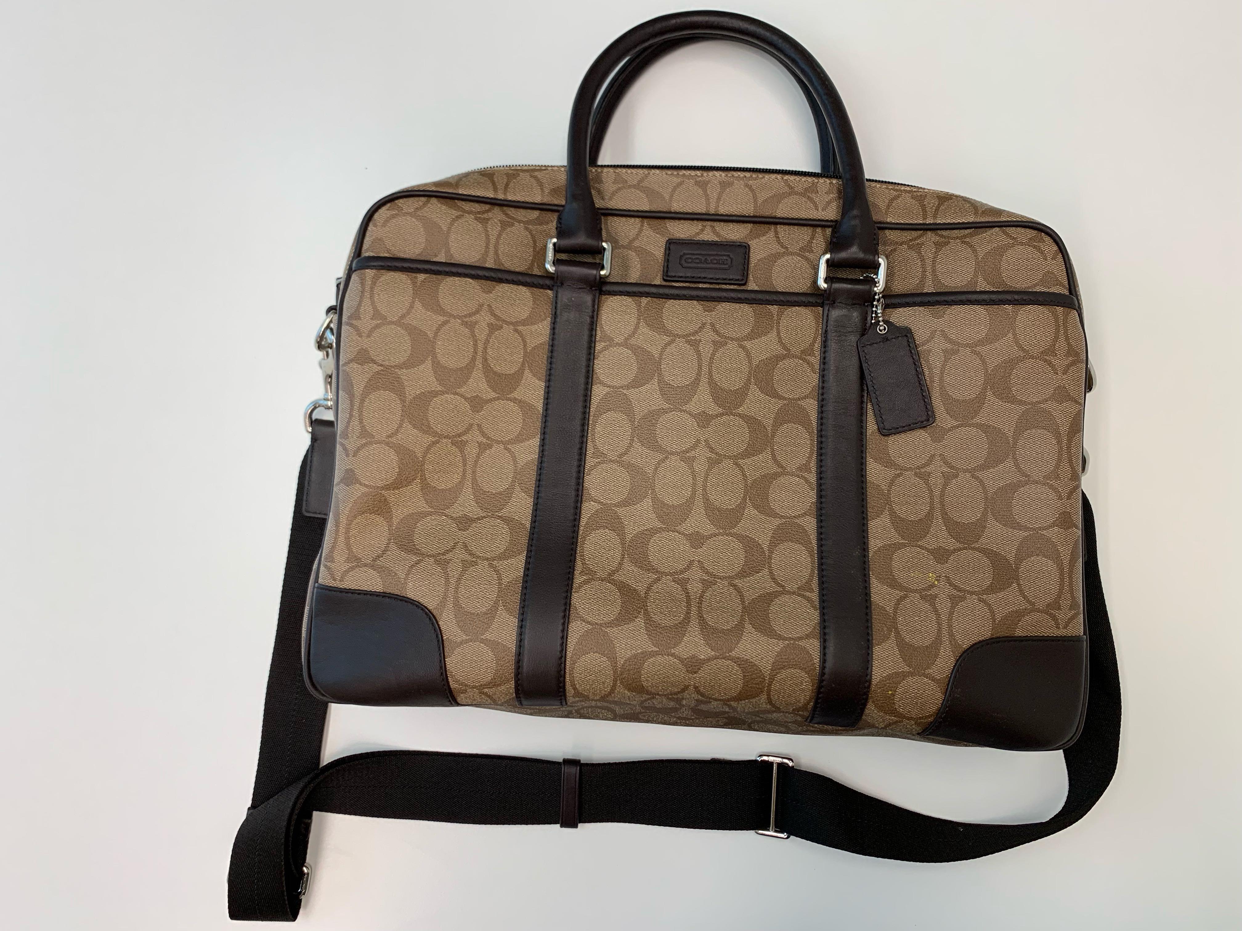 coach 15 inch laptop bag
