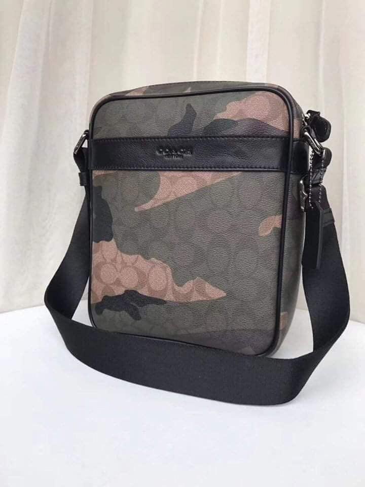 coach camouflage sling bag