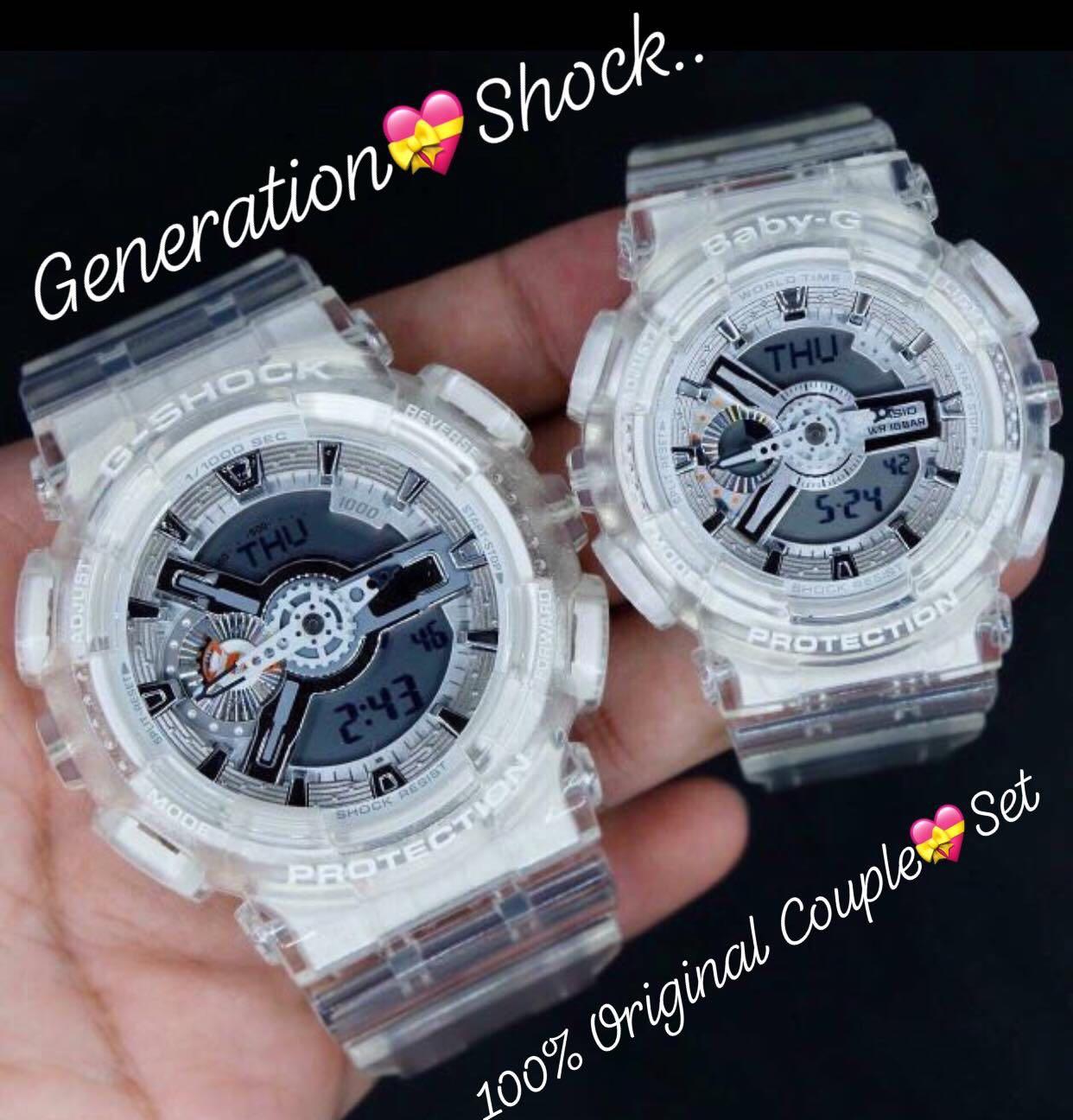 Couple Set In Babyg Gshock Diver Watch 1 Year Official Warranty 100 Original