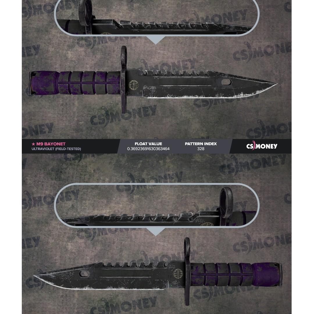Csgo M9 Ultraviolet Ft Toys Games Video Gaming In Game Products On Carousell