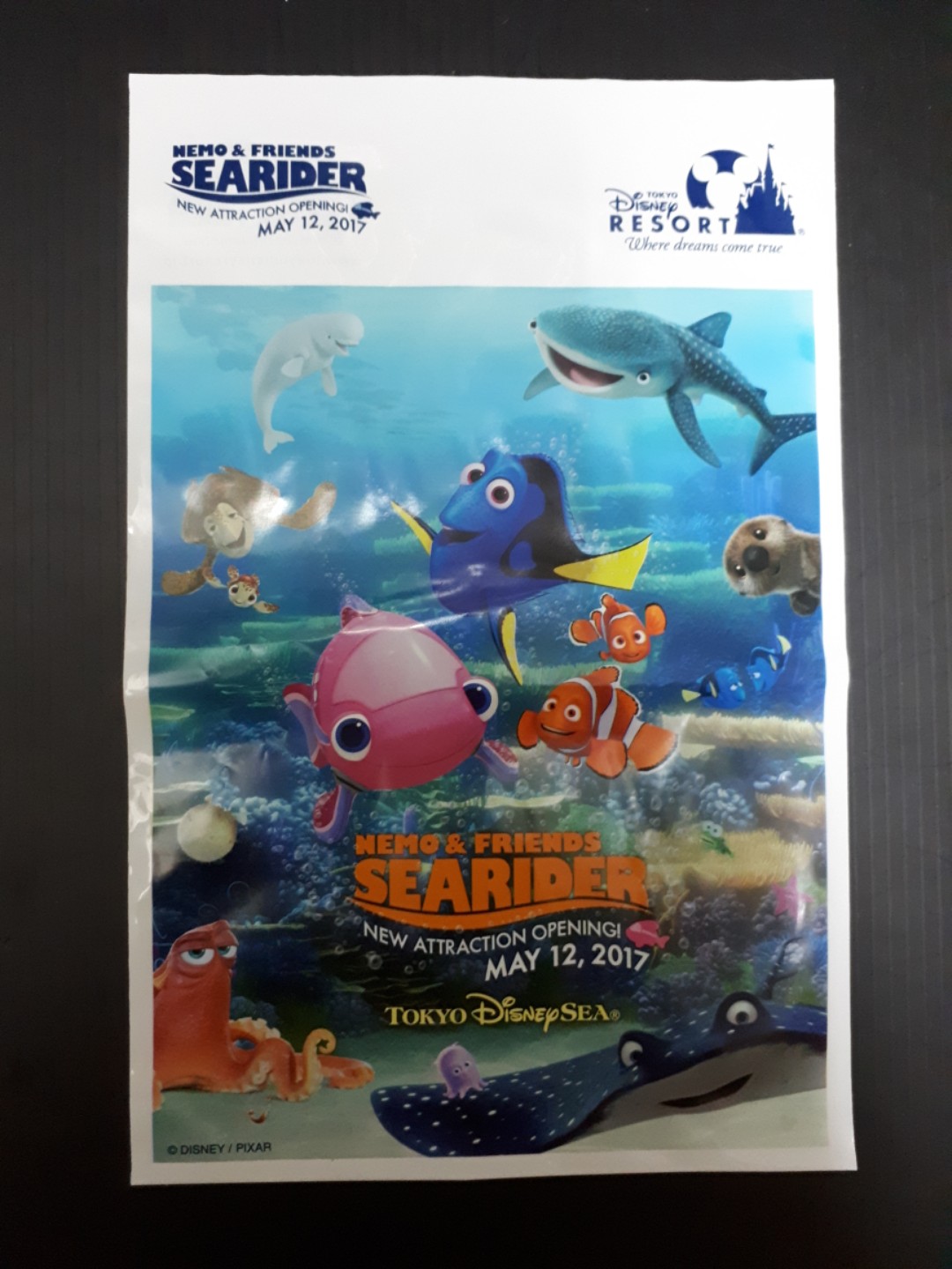 Disney store plastic shopping bag Finding Nemo, Hobbies & Toys