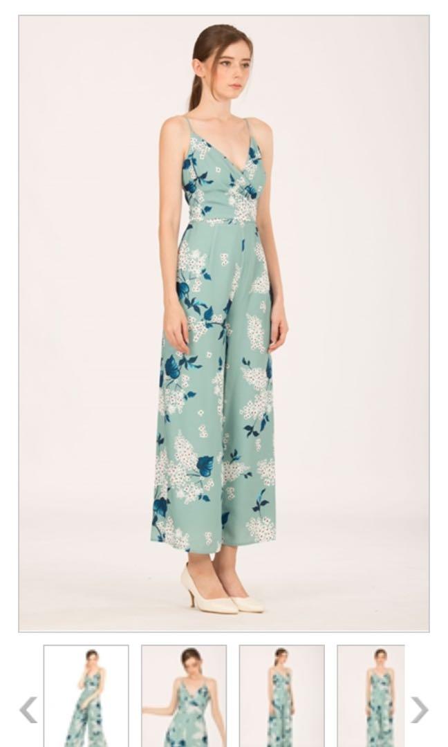 pale green jumpsuit