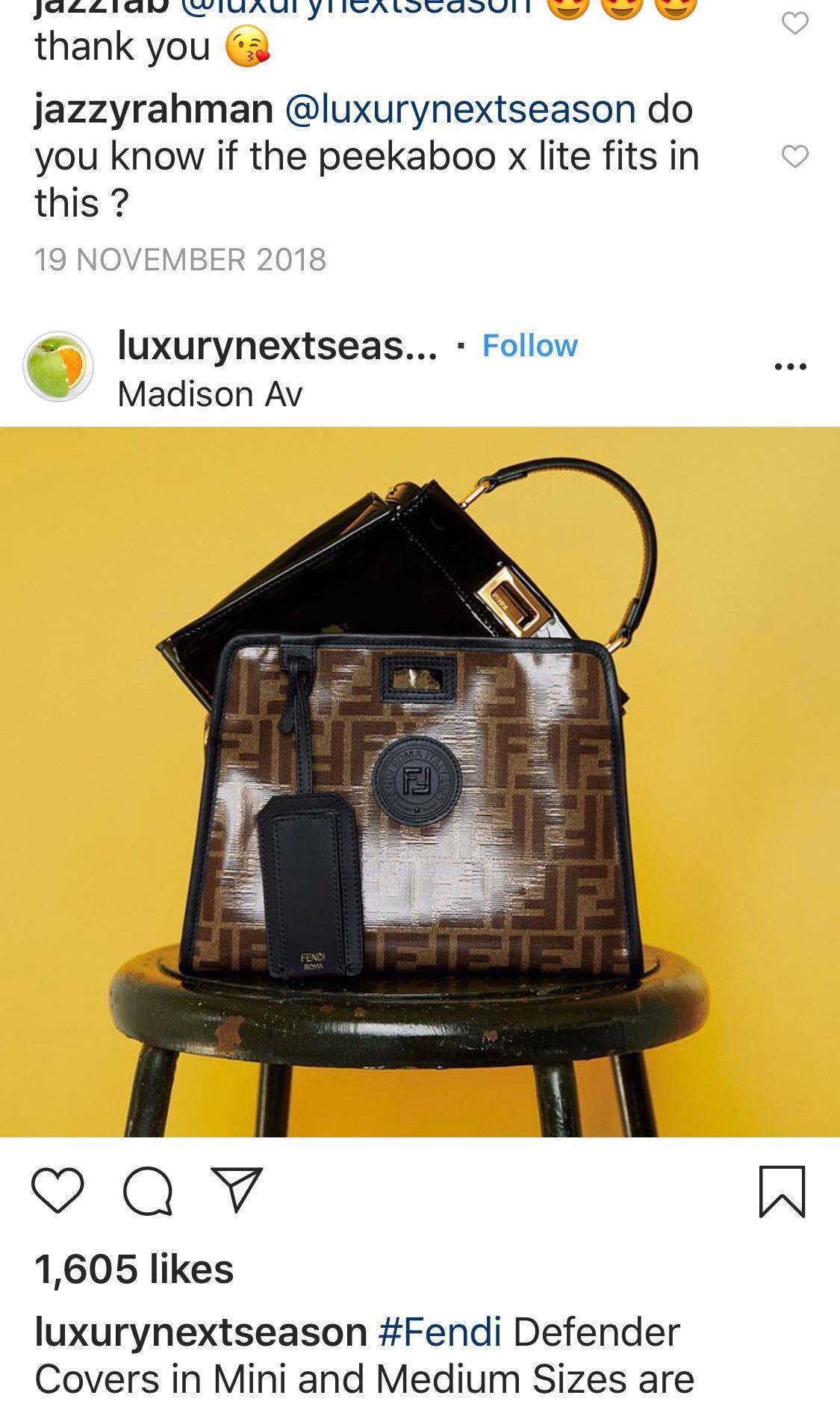 Fendi peekaboo defender cover sale