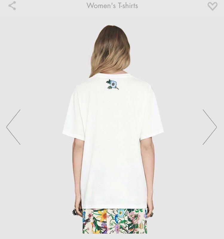 gucci flower tee