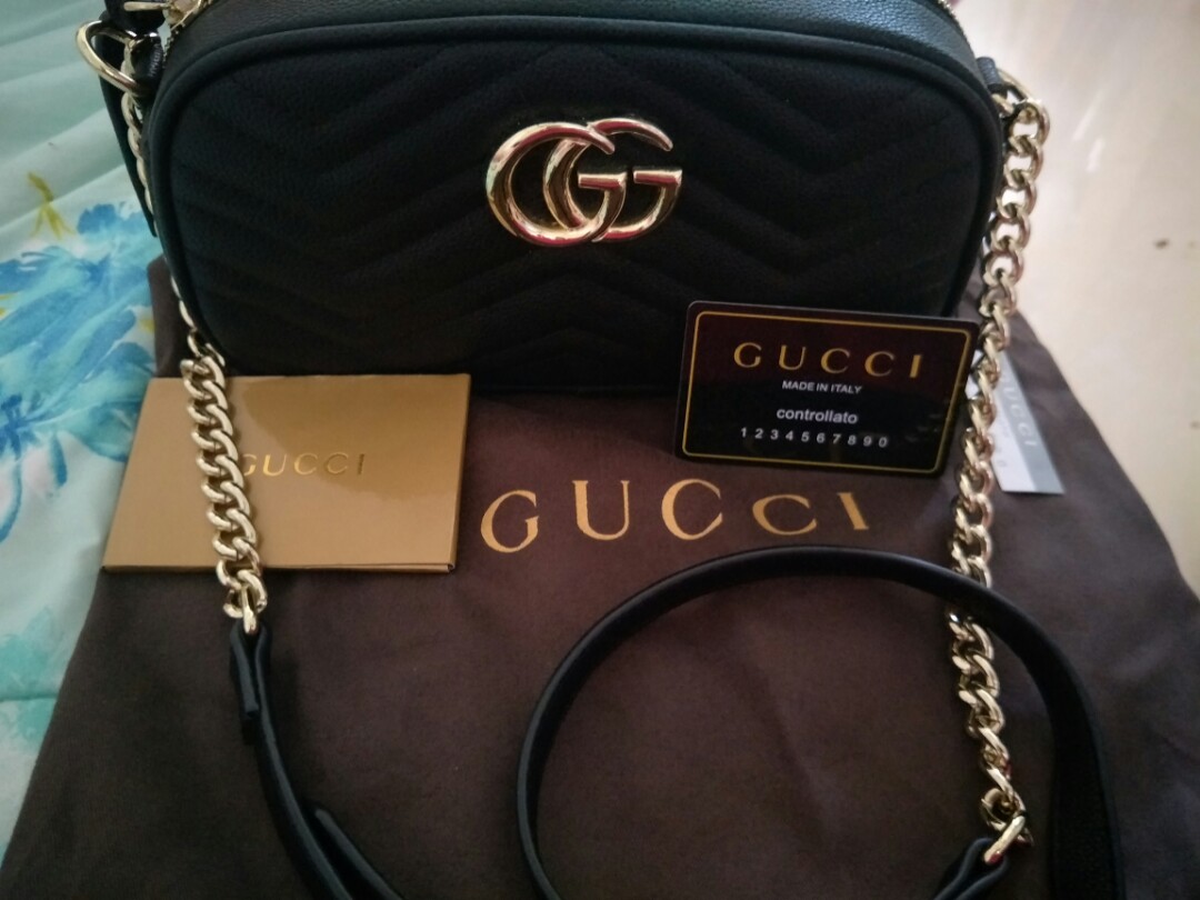 gucci sling black