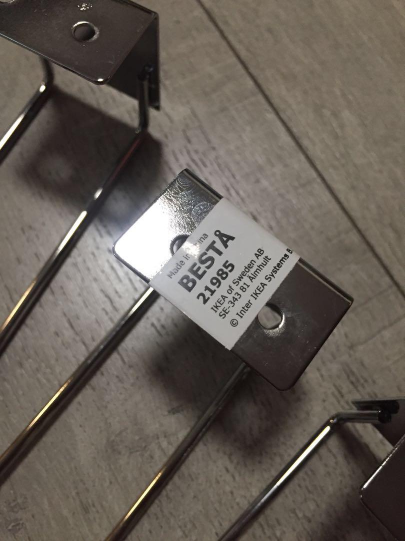 Ikea BESTA 21985 Wine Glass Rack x 3, 傢俬＆家居, 傢俬, 書櫃、櫃子及架 Carousell